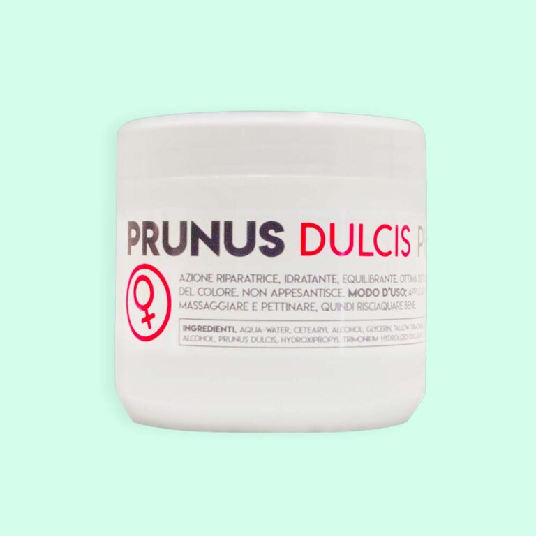 CREMA PRUNUS DULCIS ph 2,8 - Maschera ristrutturante per capelli trattati 600 ml