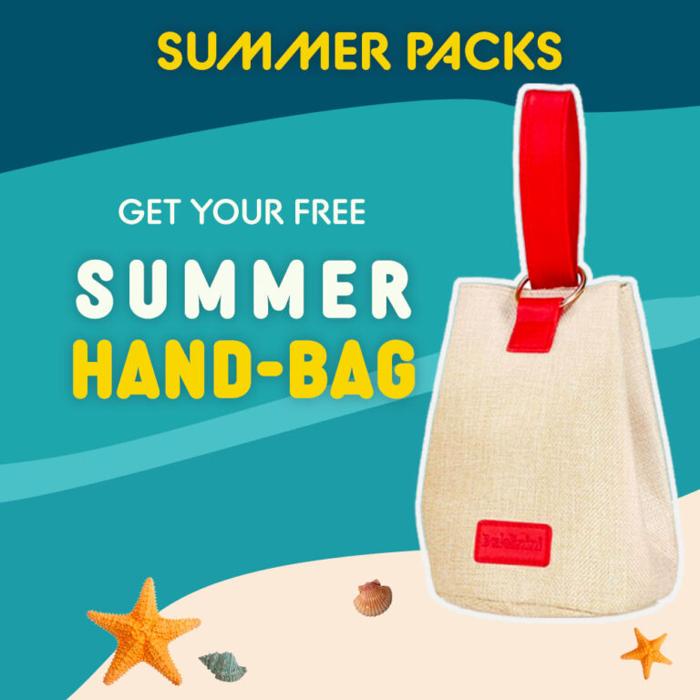 SUMMER PACK - Free beach bag with shampoo and mask