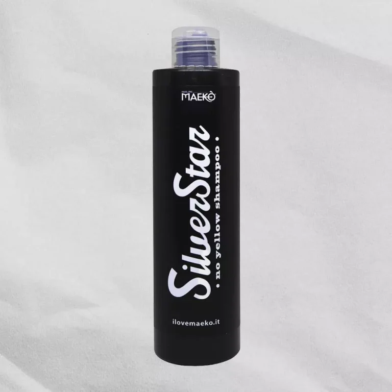 SILVERSTAR - Champú antiamarillo para cabello gris o decolorado 250 ml
