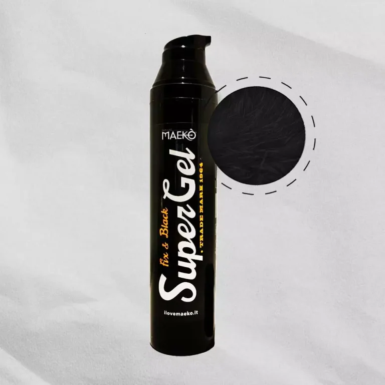 SUPERGEL - Gel negro fijación fuerte 100 ml